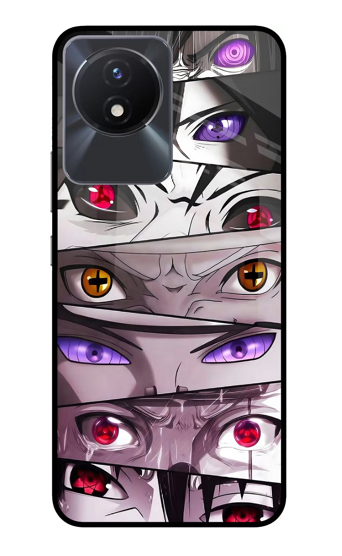 Naruto Anime Vivo Y02/Y02T Glass Case Back Cover by Casekaro