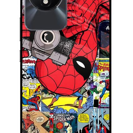 Spider Man Vivo Y02/Y02T Glass Case