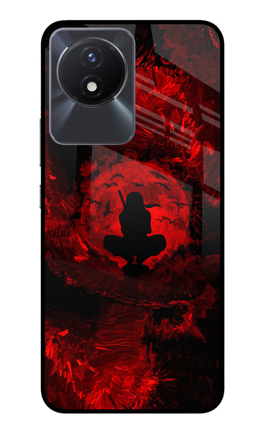 Itachi Uchiha Vivo Y02/Y02T Glass Case