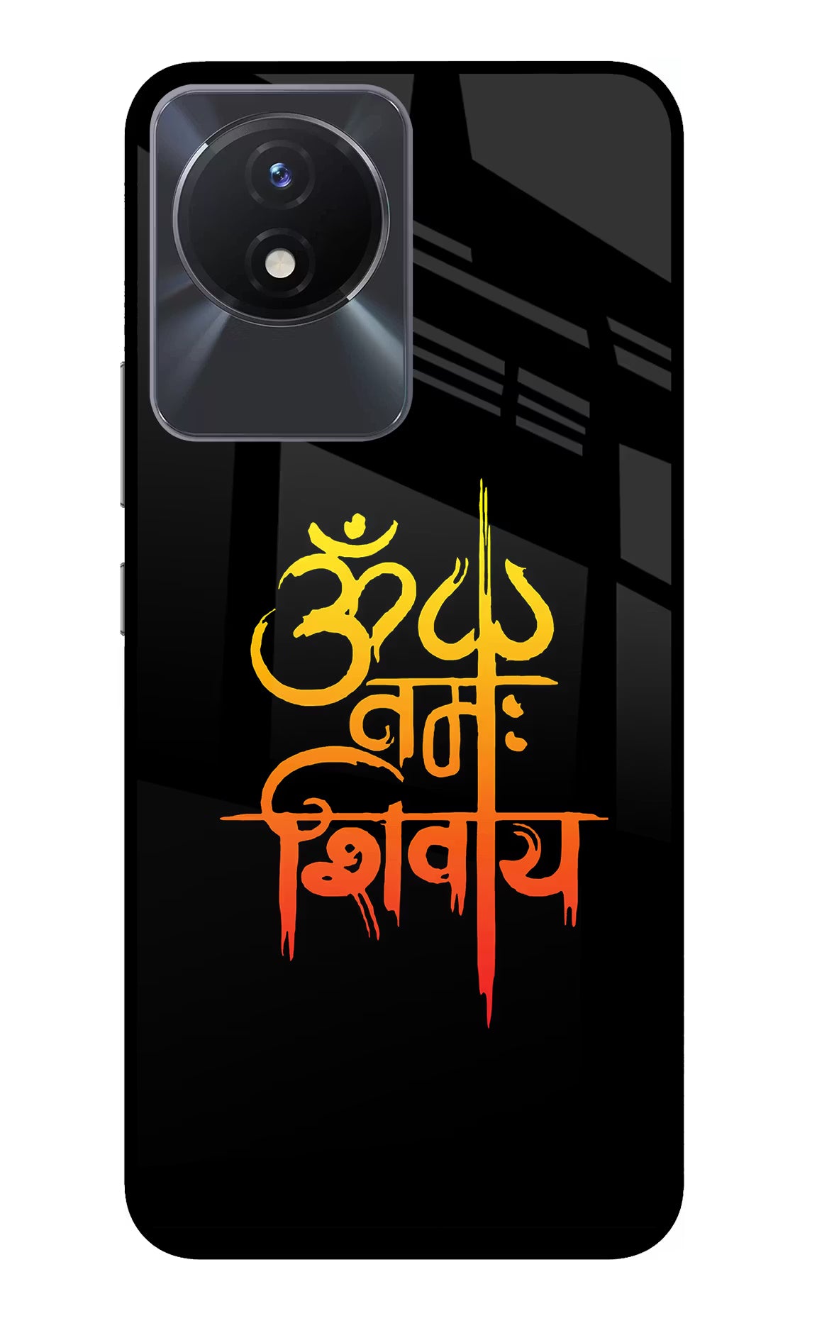 Om Namah Shivay Vivo Y02/Y02T Glass Case Back Cover by Casekaro