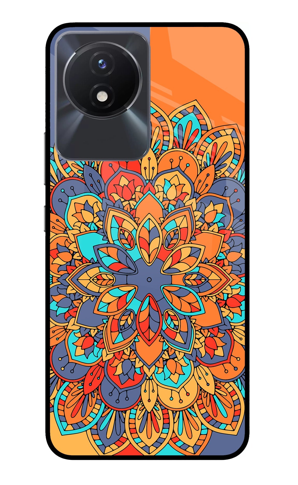 Color Mandala Vivo Y02/Y02T Glass Case