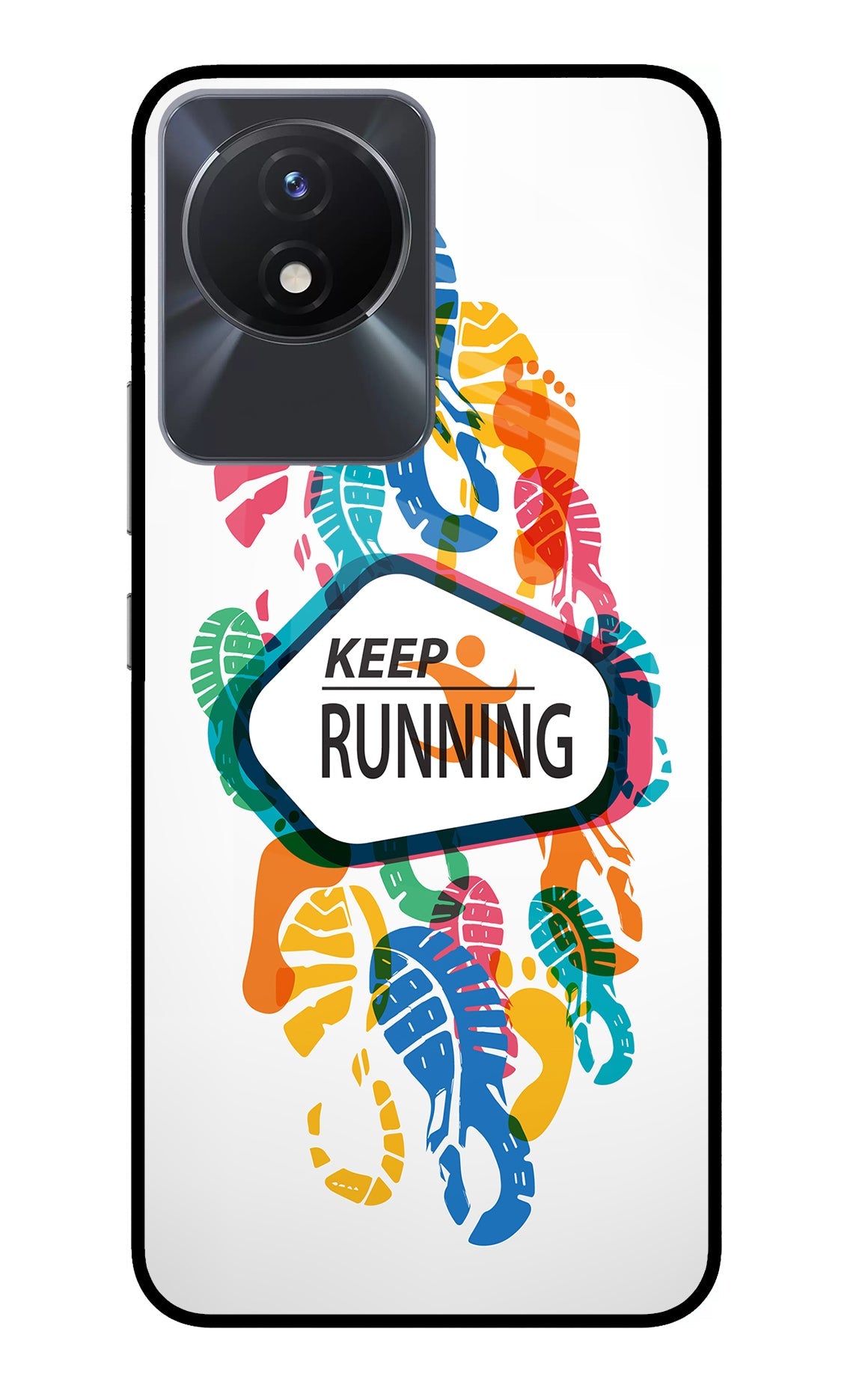 Keep Running Vivo Y02/Y02T Back Cover