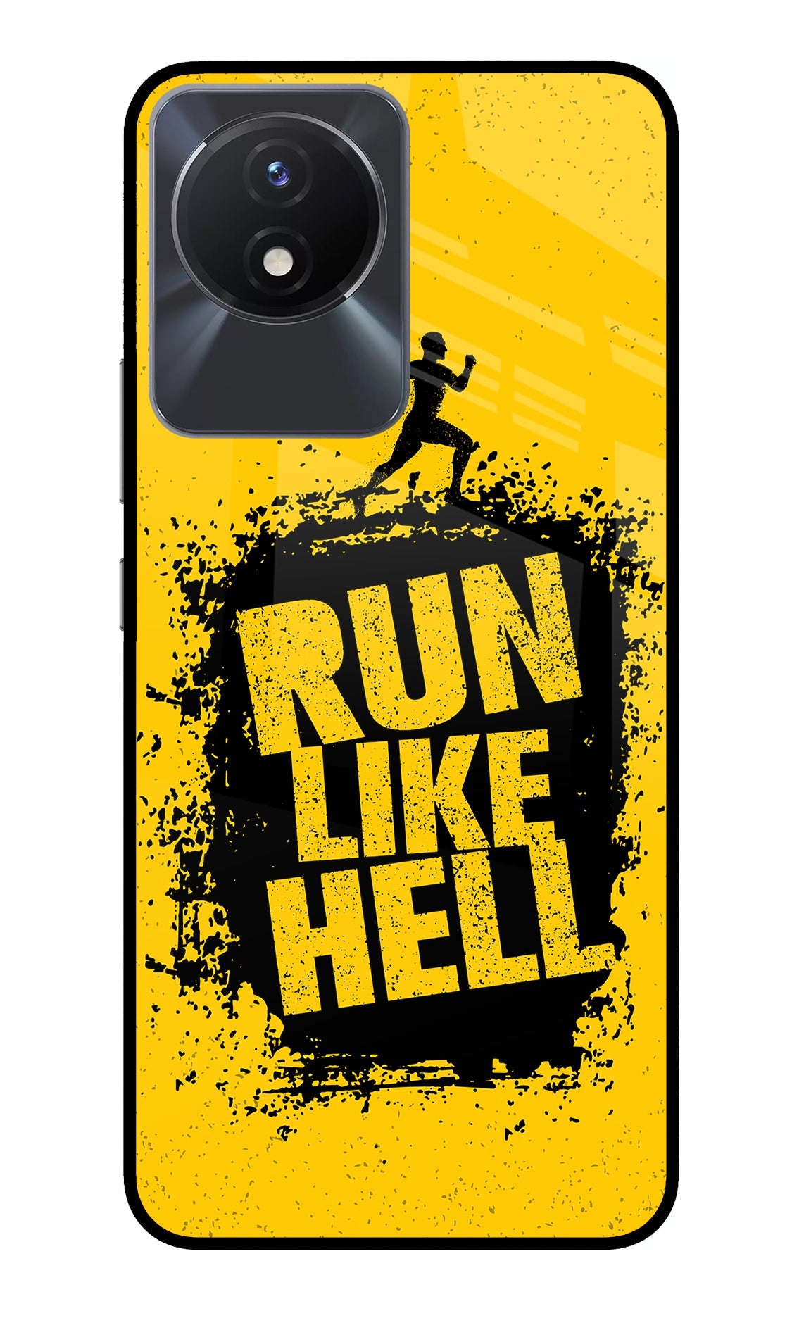 Run Like Hell Vivo Y02/Y02T Back Cover