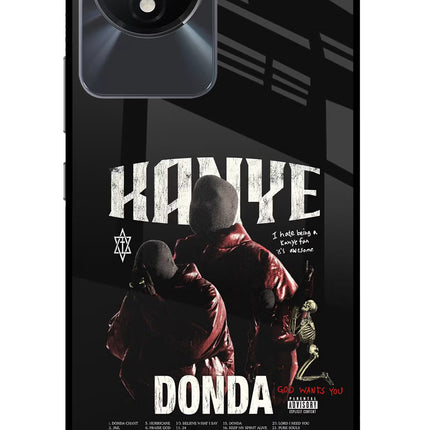 Donda Kanye West Vivo Y02/Y02T Glass Case