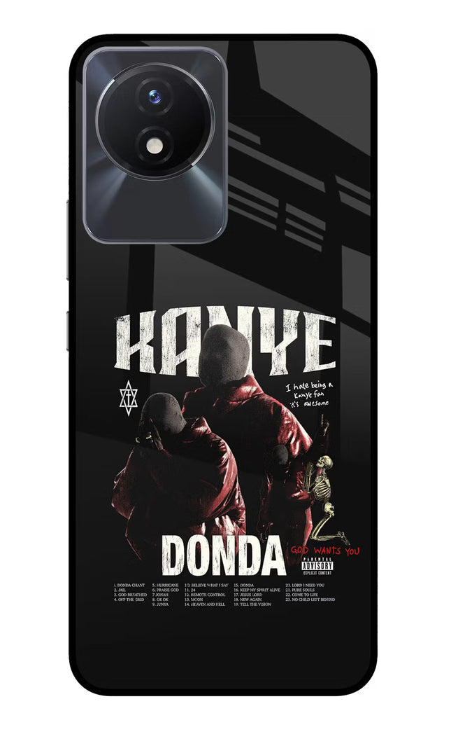 Donda Kanye West Vivo Y02/Y02T Glass Case
