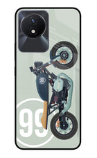 Classic Cafe Racer 99 Vivo Y02/Y02T Glass Case