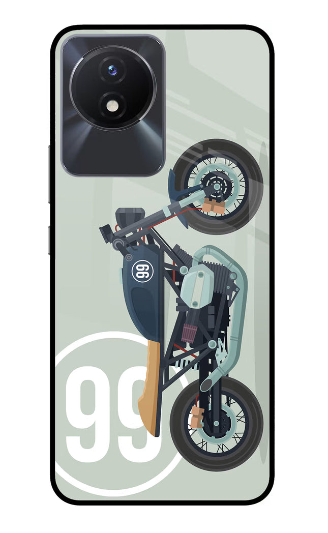 Classic Cafe Racer 99 Vivo Y02/Y02T Glass Case