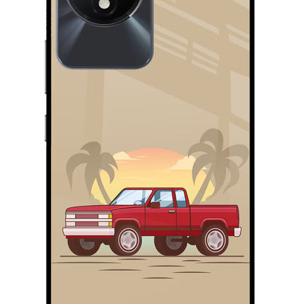 Desert Classic Drive Vivo Y02/Y02T Glass Case