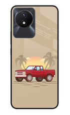 Desert Classic Drive Vivo Y02/Y02T Glass Case