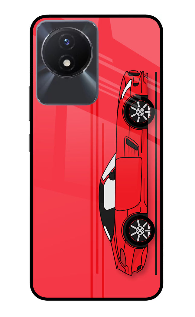 Red Velocity Vivo Y02/Y02T Glass Case