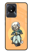 Undead Biker Vivo Y02/Y02T Glass Case