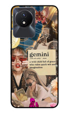 Gemini Zodiac Vivo Y02/Y02T Glass Case