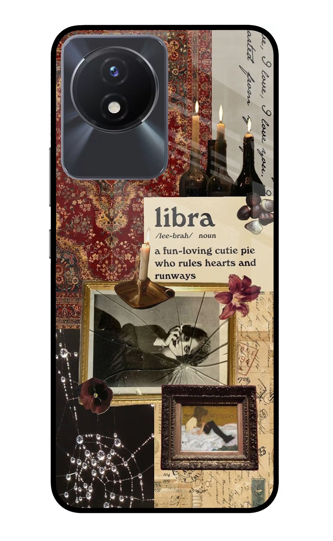 Libra Zodiac Vivo Y02/Y02T Glass Case