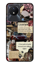 Taurus Zodiac Vivo Y02/Y02T Glass Case