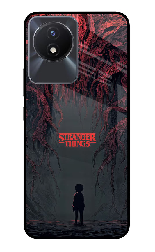 Ordinary Things Dark Side Vivo Y02/Y02T Glass Case