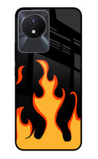 Fired Up – Black Vivo Y02/Y02T Glass Case