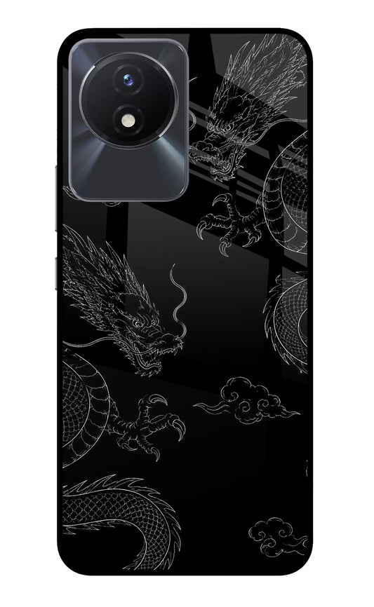 Twin Dragons Vivo Y02/Y02T Glass Case