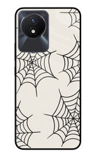Spider Web Vivo Y02/Y02T Glass Case