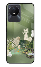 Aesthetic anime Vivo Y02/Y02T Glass Case