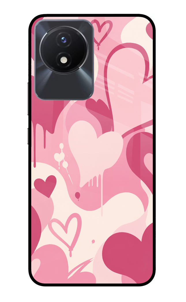 Hearty case Vivo Y02/Y02T Glass Case