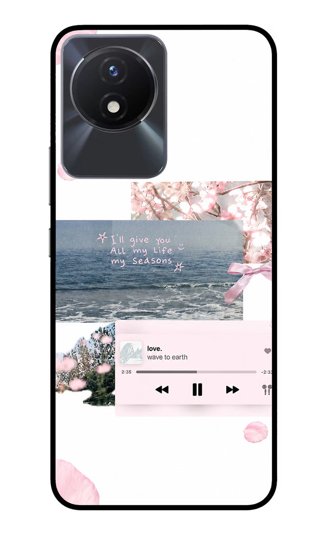 Wave to earth Vivo Y02/Y02T Glass Case