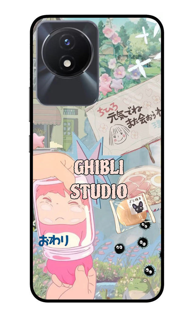 Studio Ghibli Vivo Y02/Y02T Glass Case