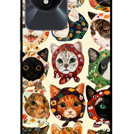 Cool Cat Vivo Y02/Y02T Glass Case