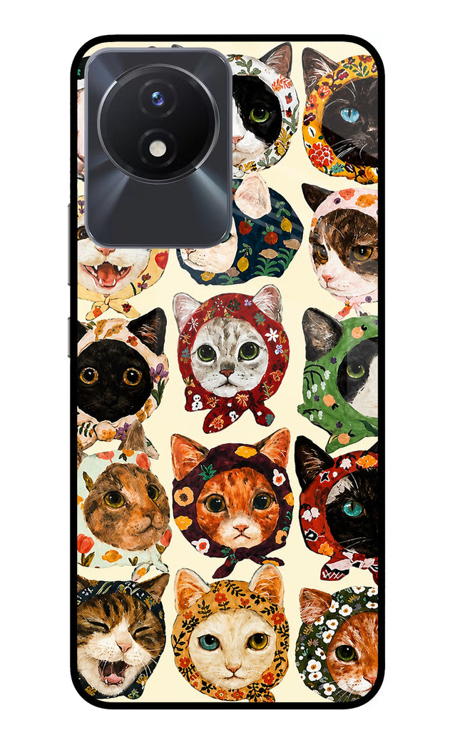 Cool Cat Vivo Y02/Y02T Glass Case
