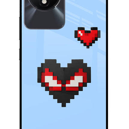 Peter Heart Vivo Y02/Y02T Glass Case
