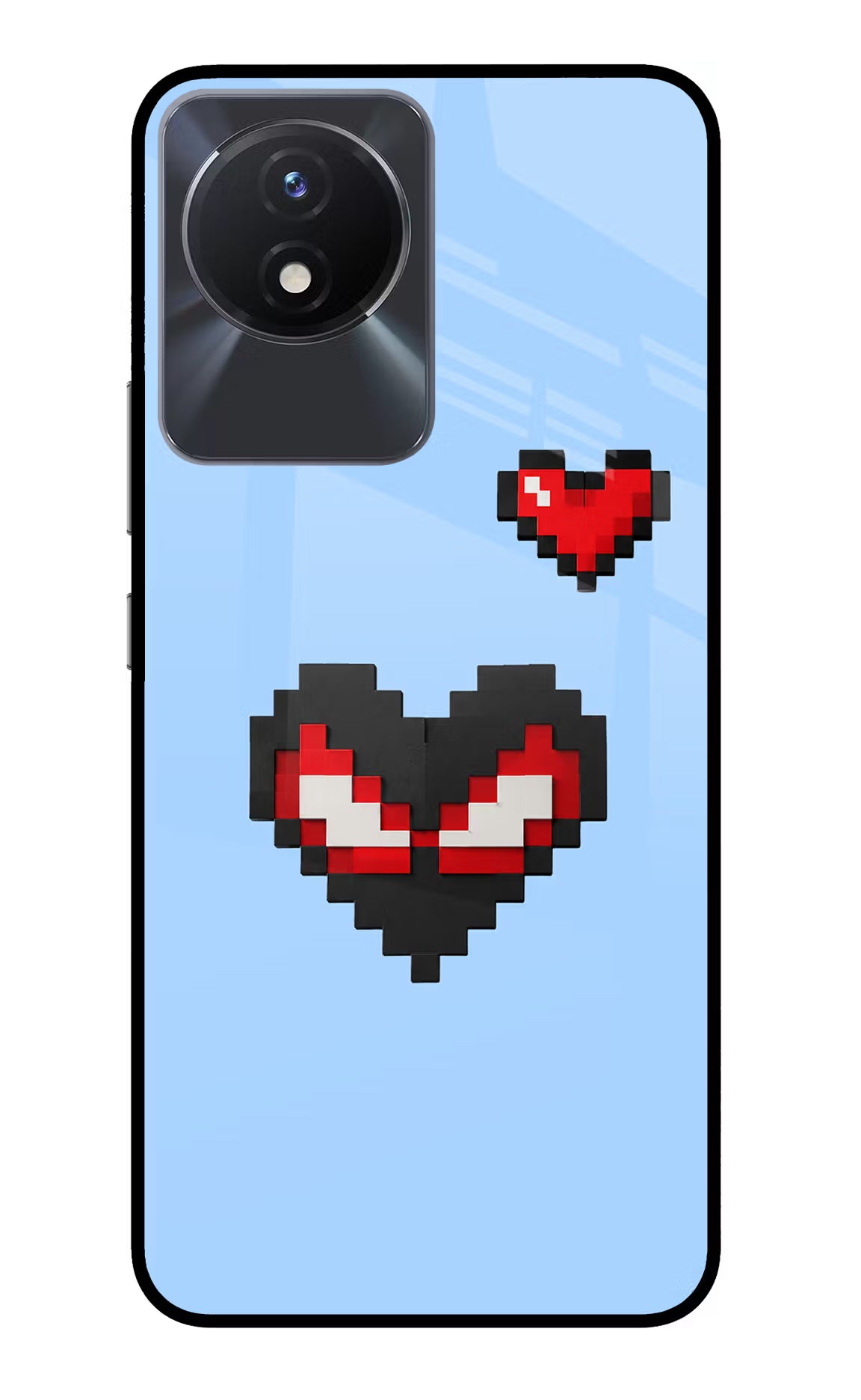 Peter Heart Vivo Y02/Y02T Glass Case