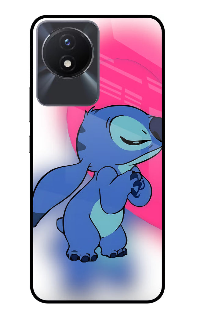 Stitch Hug Vivo Y02/Y02T Glass Case