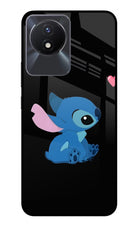 Stitch Crush Vivo Y02/Y02T Glass Case