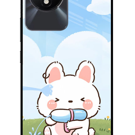 Bunny Treat Vivo Y02/Y02T Glass Case