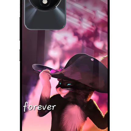Forever Cat Vivo Y02/Y02T Glass Case