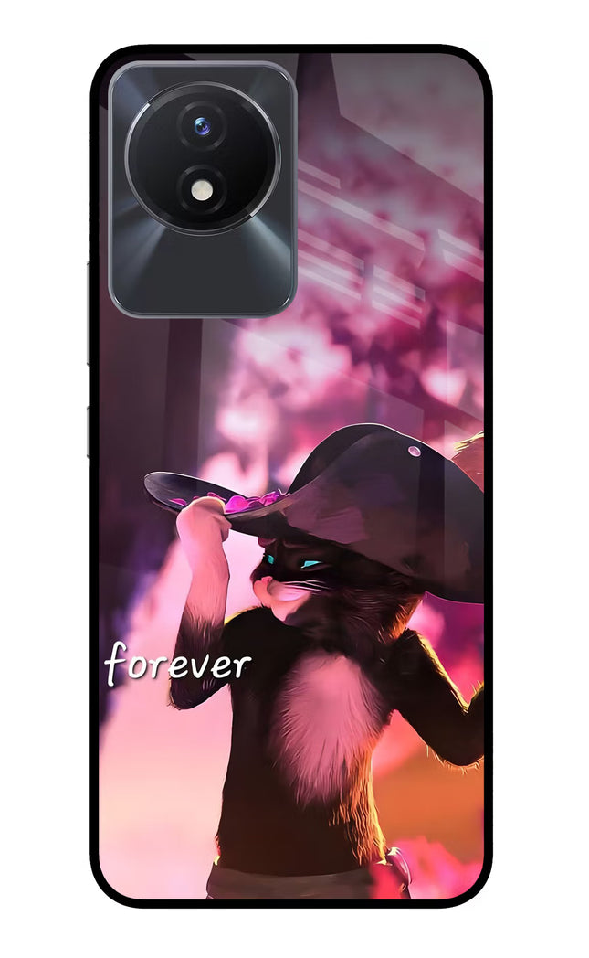 Forever Cat Vivo Y02/Y02T Glass Case