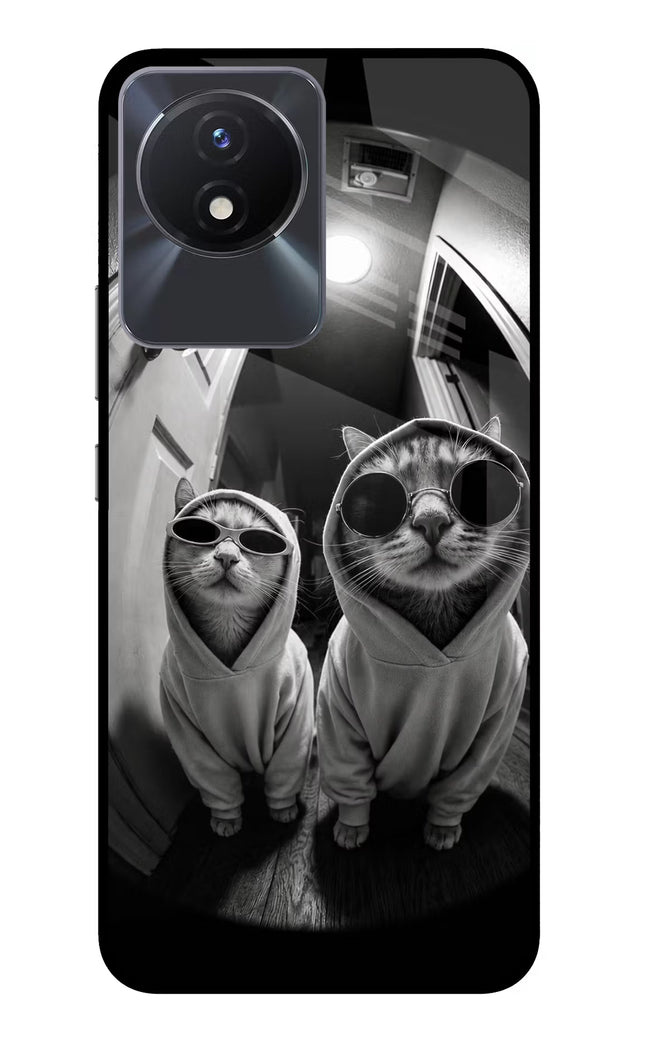 Hood Cats Vivo Y02/Y02T Glass Case