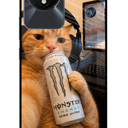 Gamer Cat Energy Vivo Y02/Y02T Glass Case