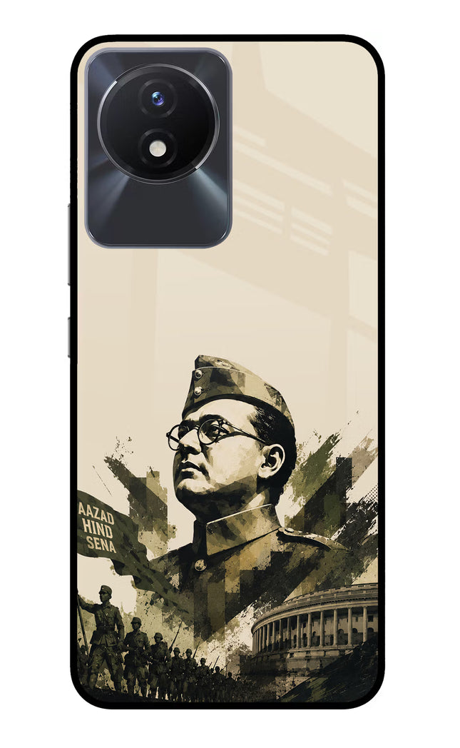 Netaji Rising Vivo Y02/Y02T Glass Case