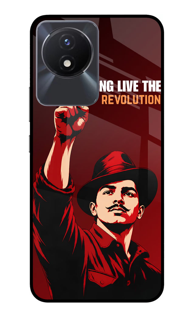 Bhagat Singh Revolution Vivo Y02/Y02T Glass Case