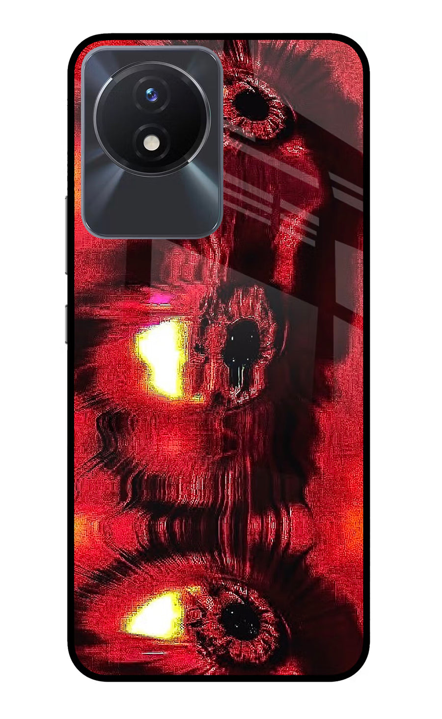 Fire Eye Vivo Y02/Y02T Back Cover, Glass case