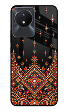 Noir Mehfil Vivo Y02/Y02T Glass Case