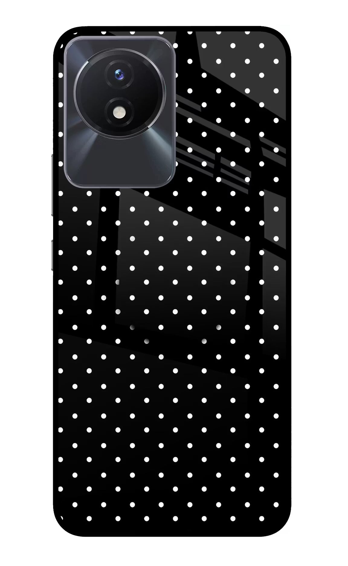 White Dots Vivo Y02/Y02T Glass Case
