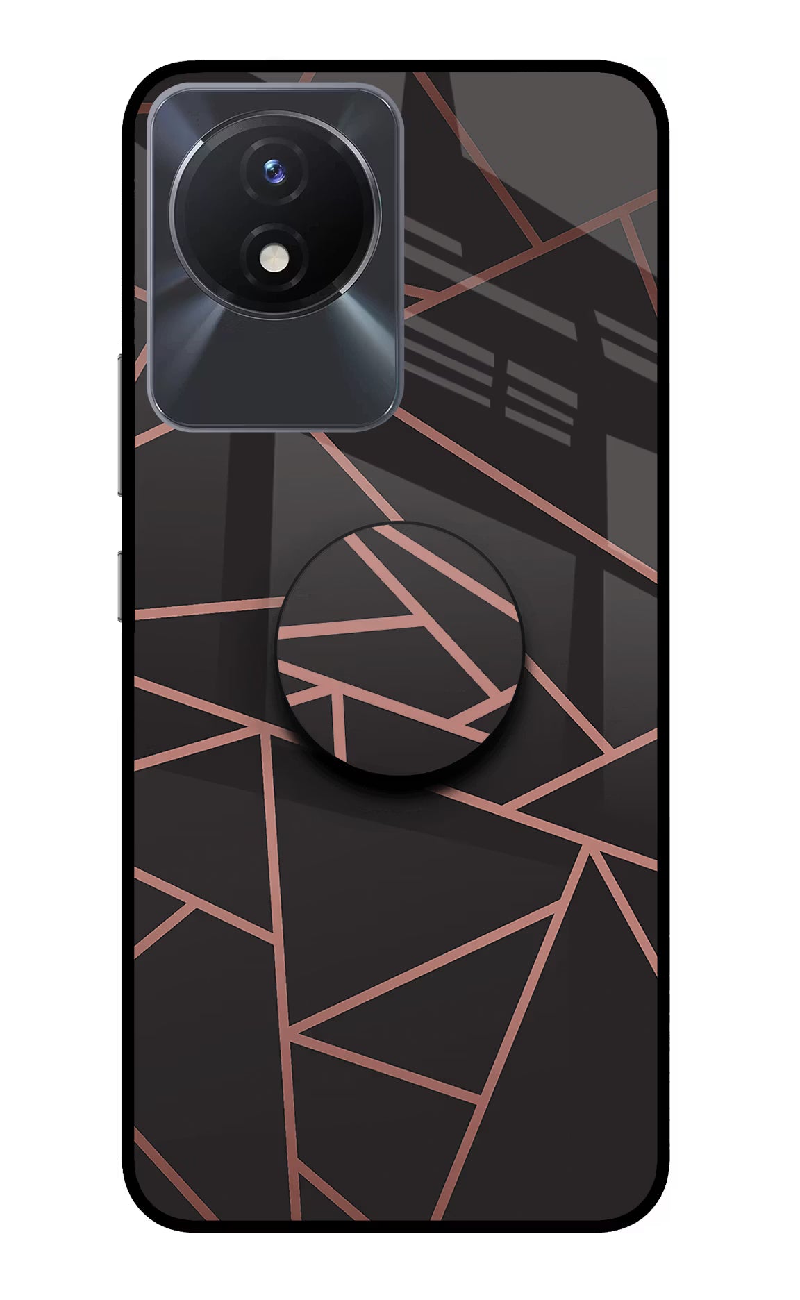 Geometric Pattern Vivo Y02/Y02T Glass Case