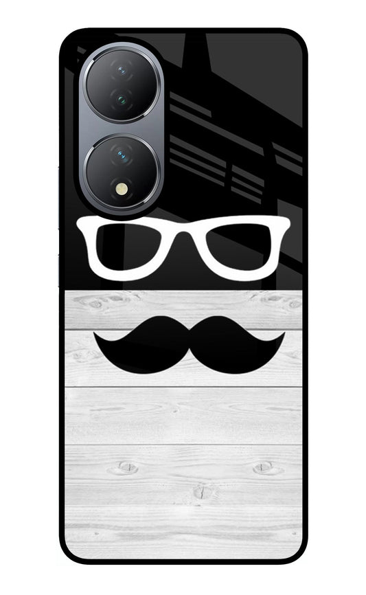 Mustache Vivo Y100 Glass Case