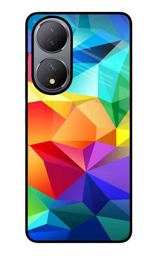 Abstract Pattern Vivo Y100 Glass Case