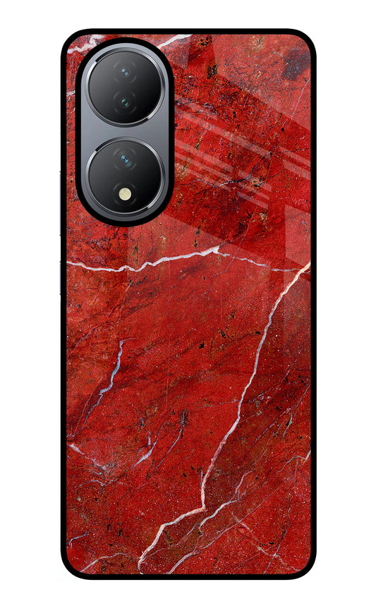 Red Marble Design Vivo Y100 Glass Case