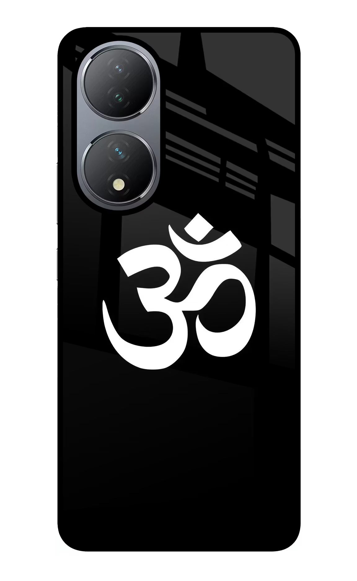 Om Vivo Y100 Glass Case Back Cover by Casekaro