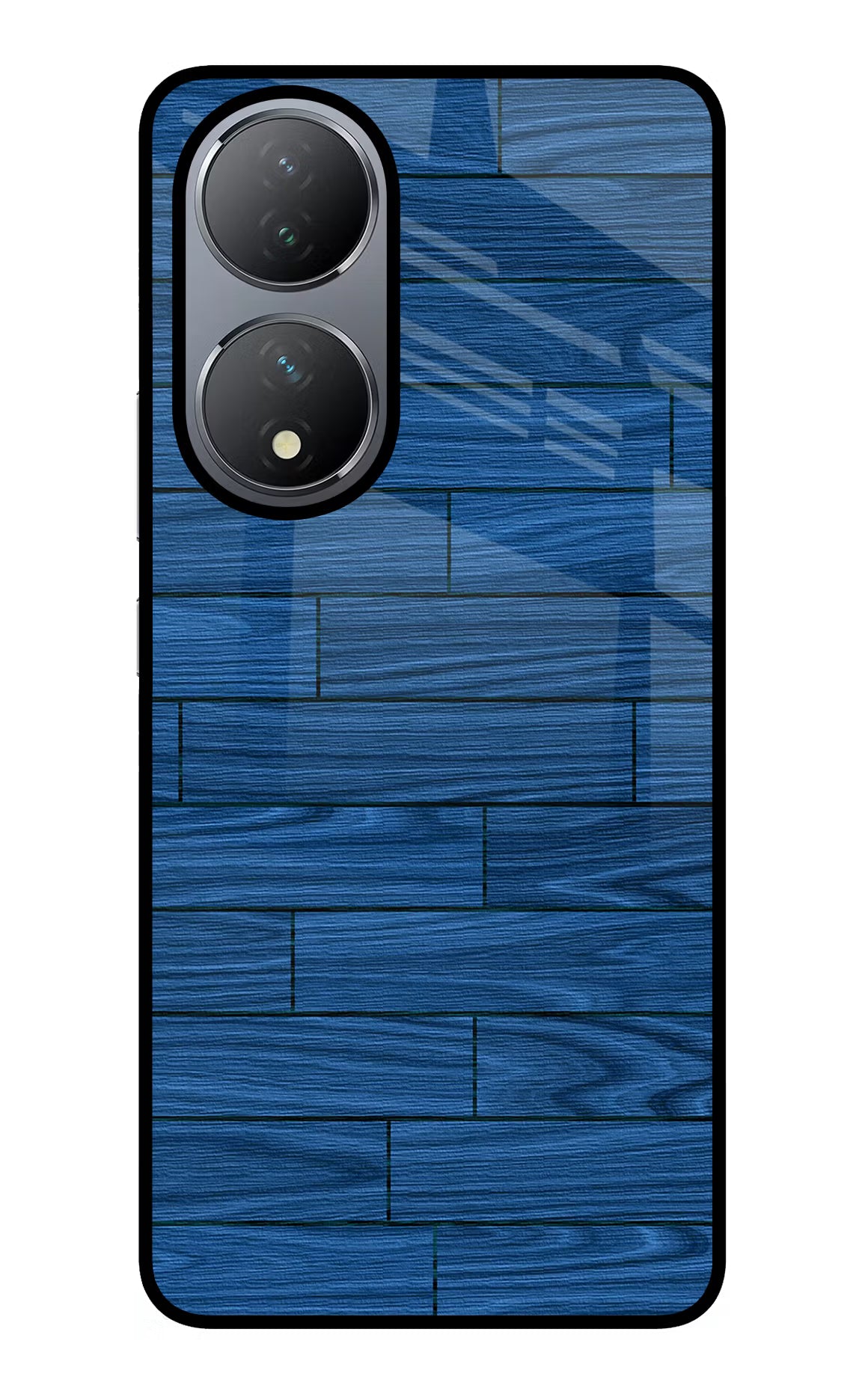 Wooden Texture Vivo Y100 Glass Case Back Cover by Casekaro