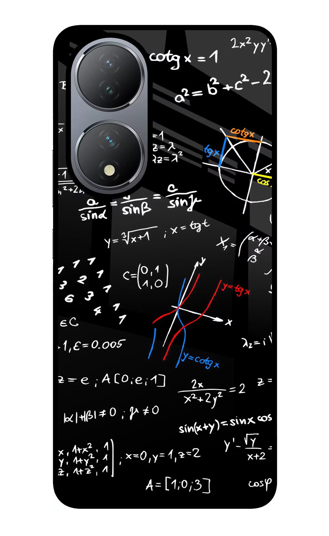 Mathematics Formula Vivo Y100 Glass Case