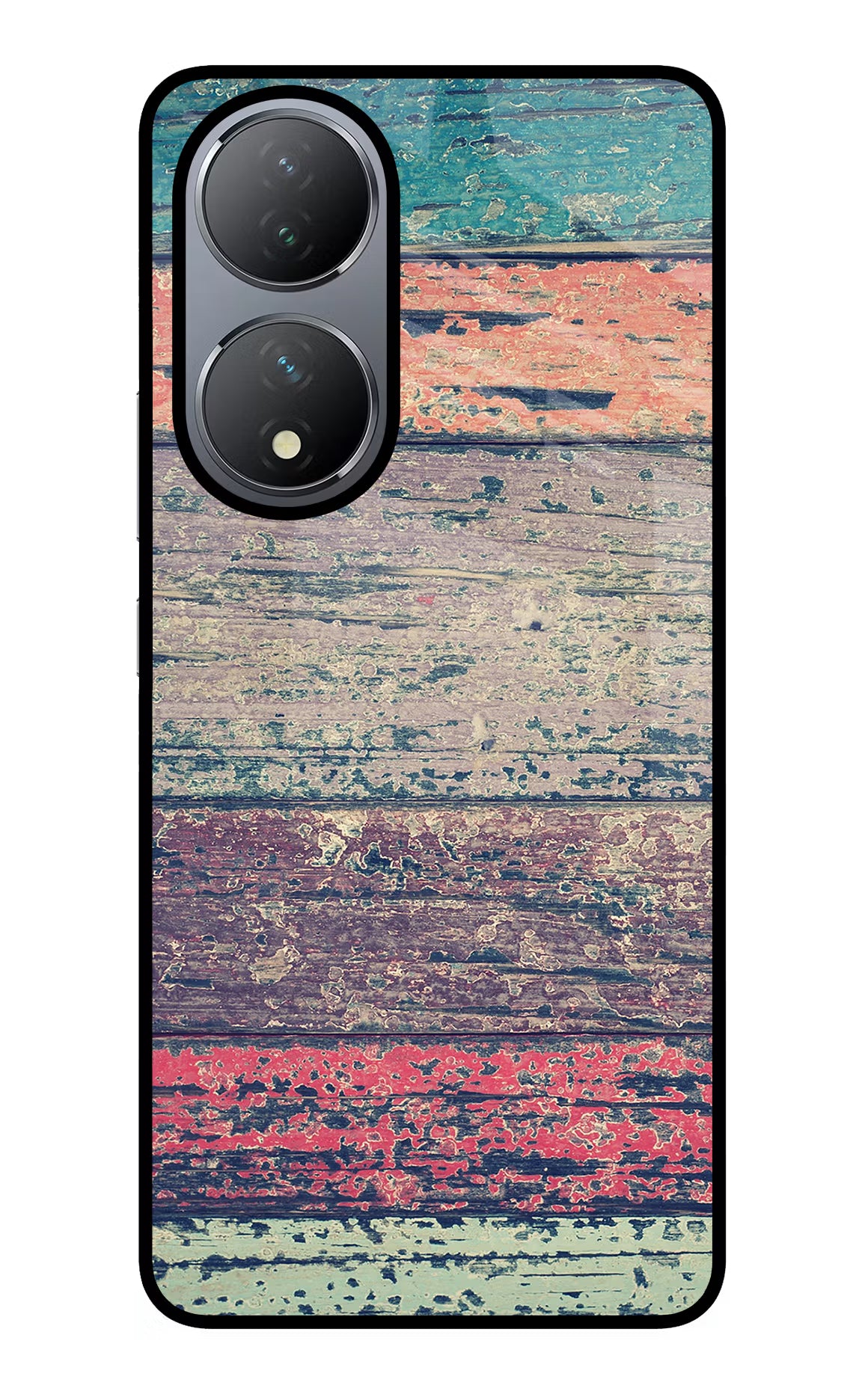 Colourful Wall Vivo Y100 Glass Case Back Cover by Casekaro